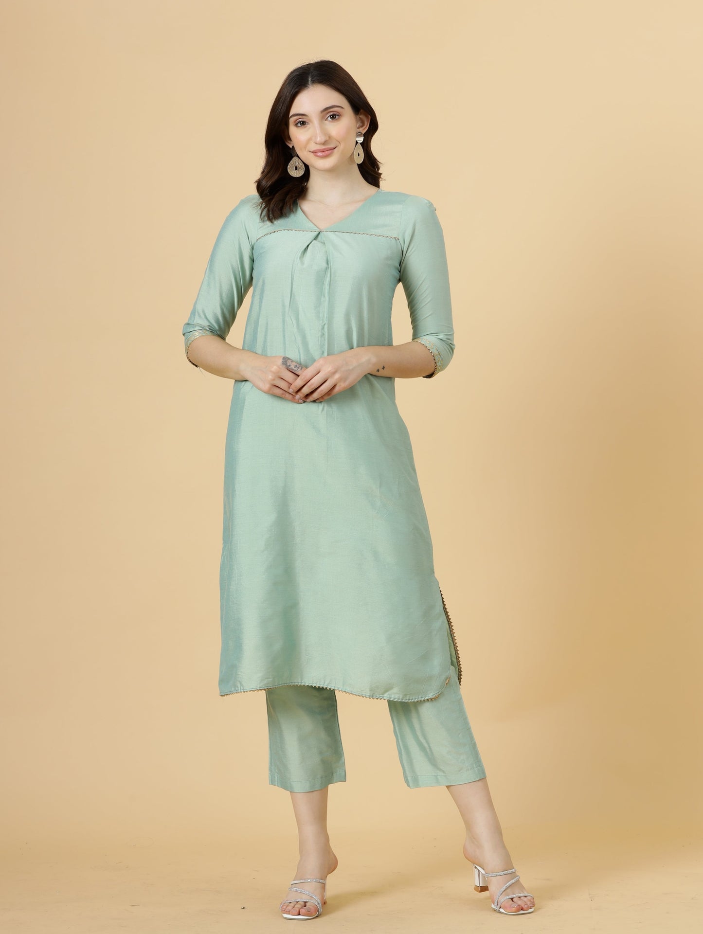 Classy Sea Green Co-Ord Set