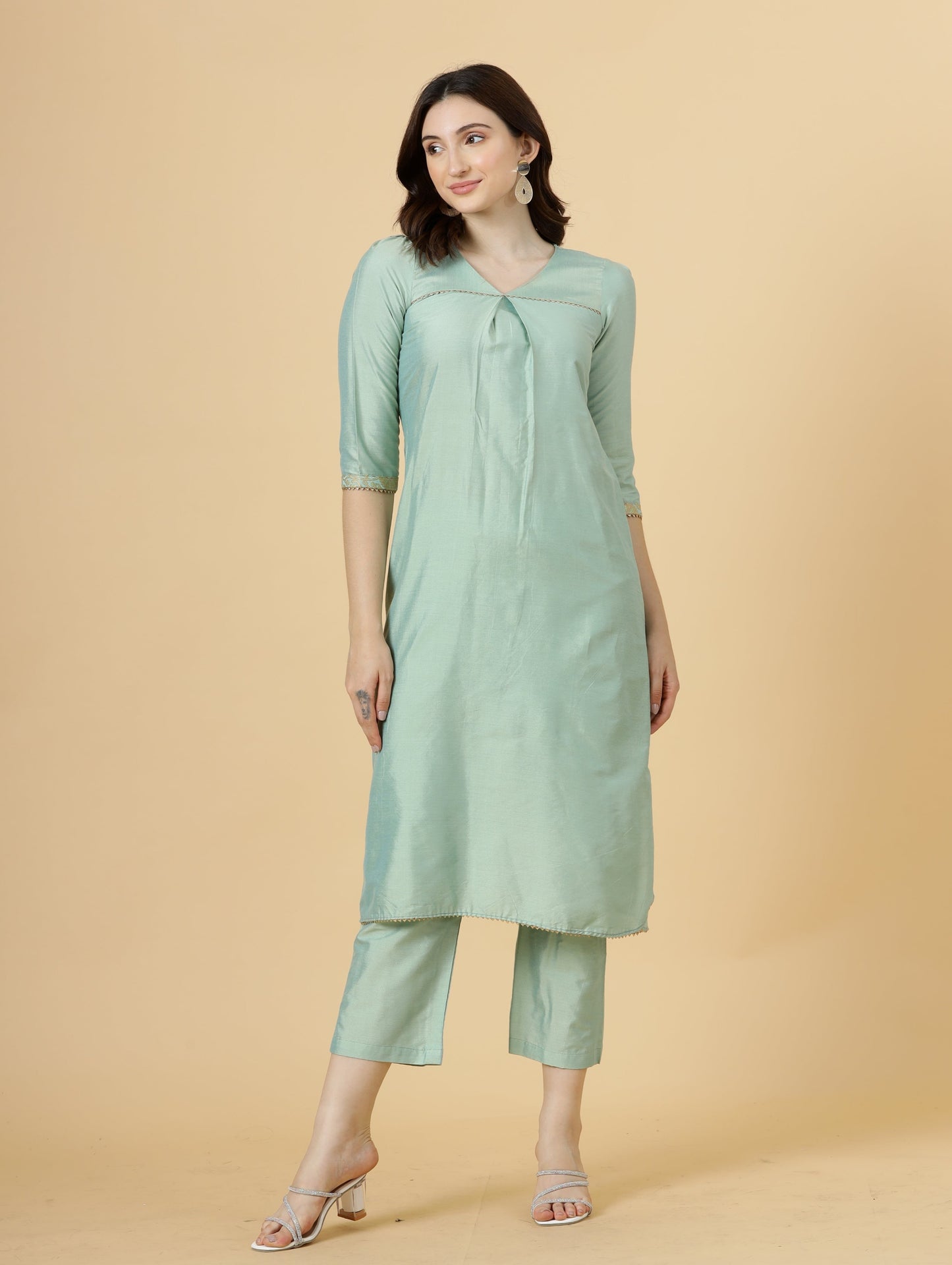 Classy Sea Green Co-Ord Set