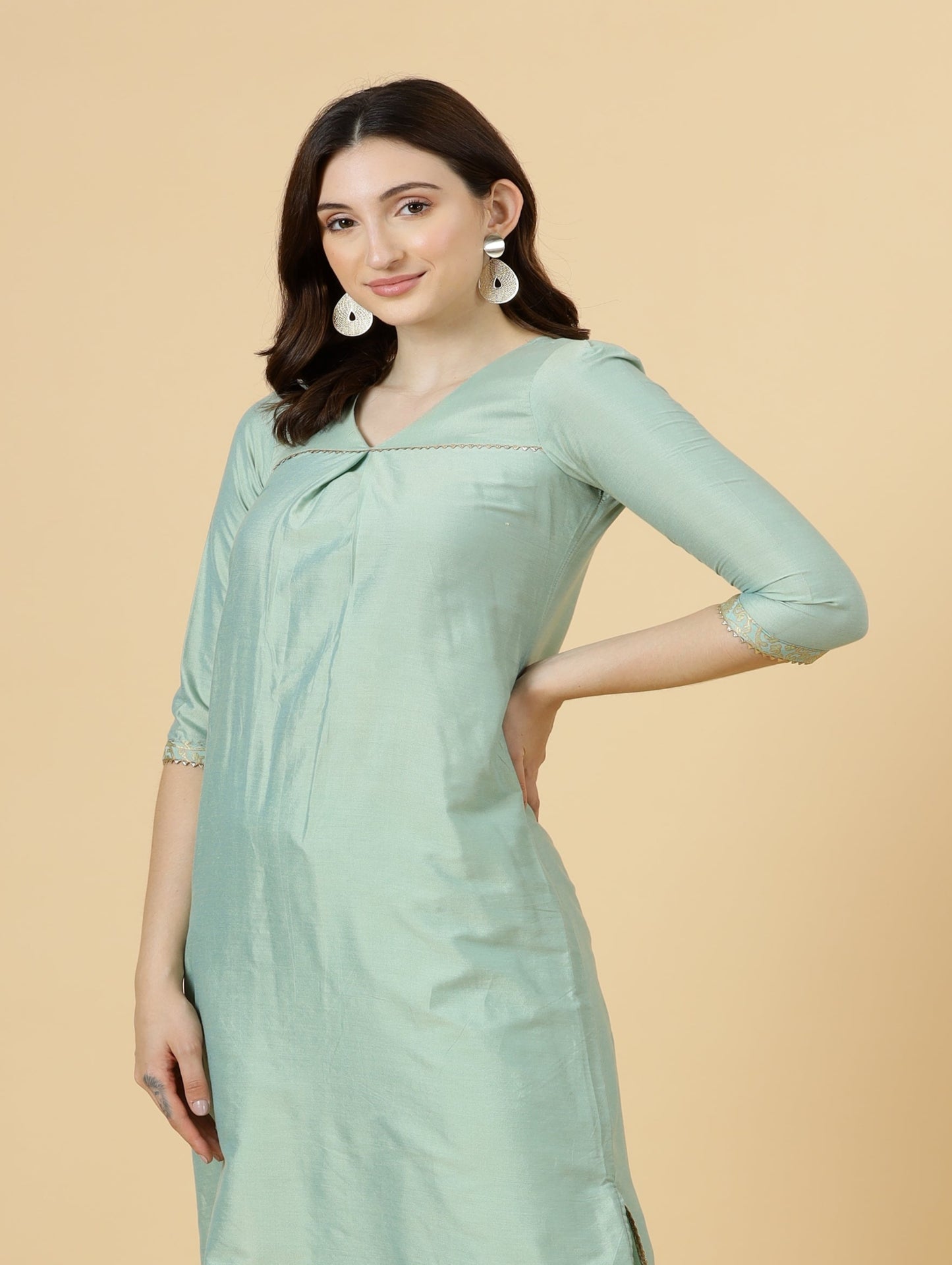 Classy Sea Green Co-Ord Set