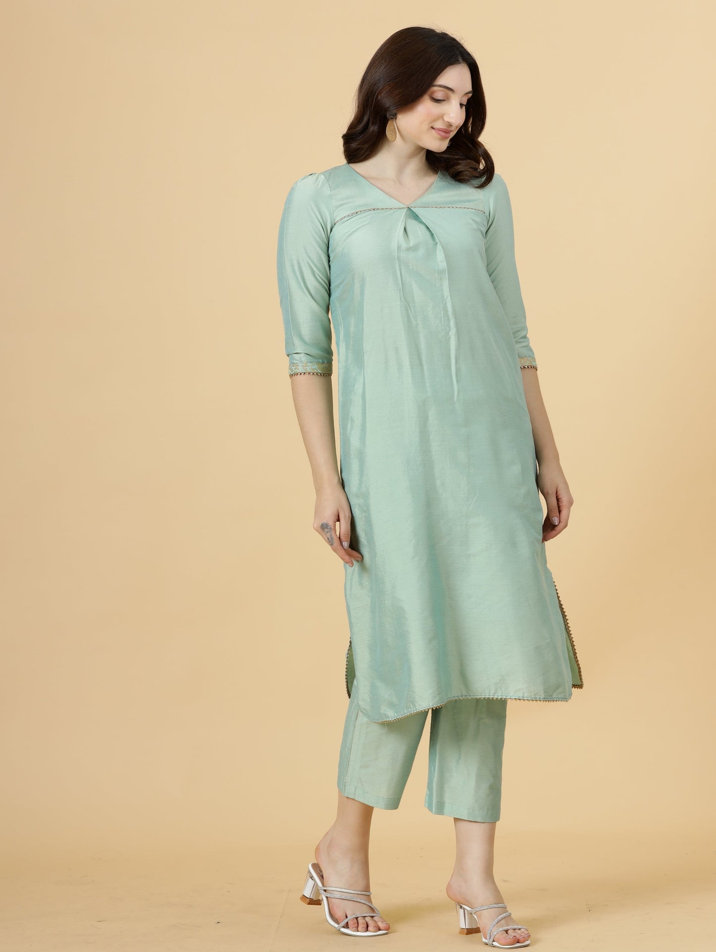 Classy Sea Green Co-Ord Set