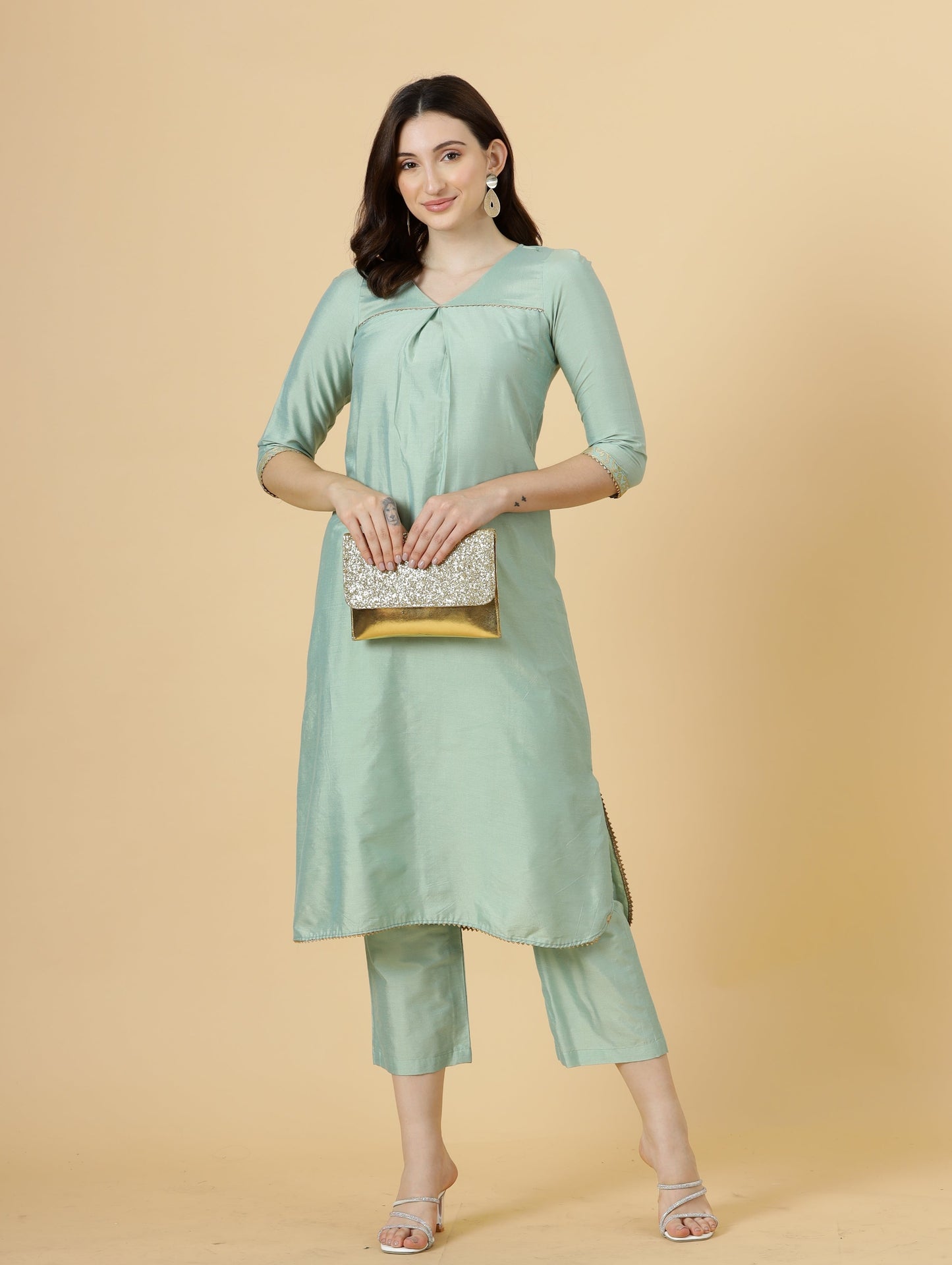 Classy Sea Green Co-Ord Set