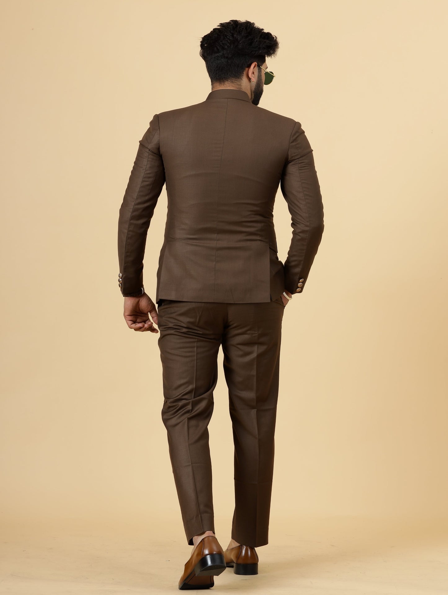 Traditional Cocoa Brown Jodhpuri Suit | Perfect for Wedding and Casual wear|