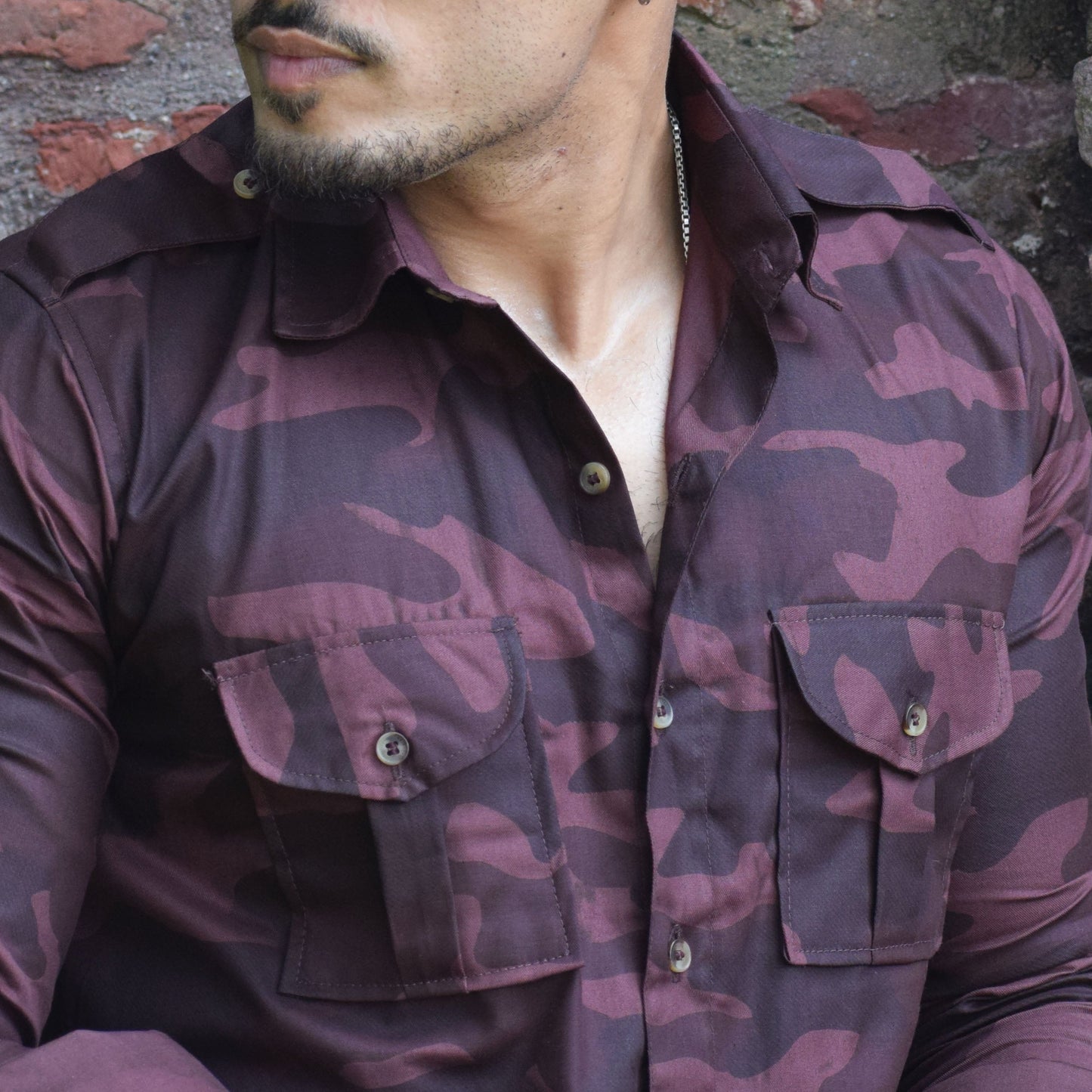 The Crimson Commando Hunting Shirt