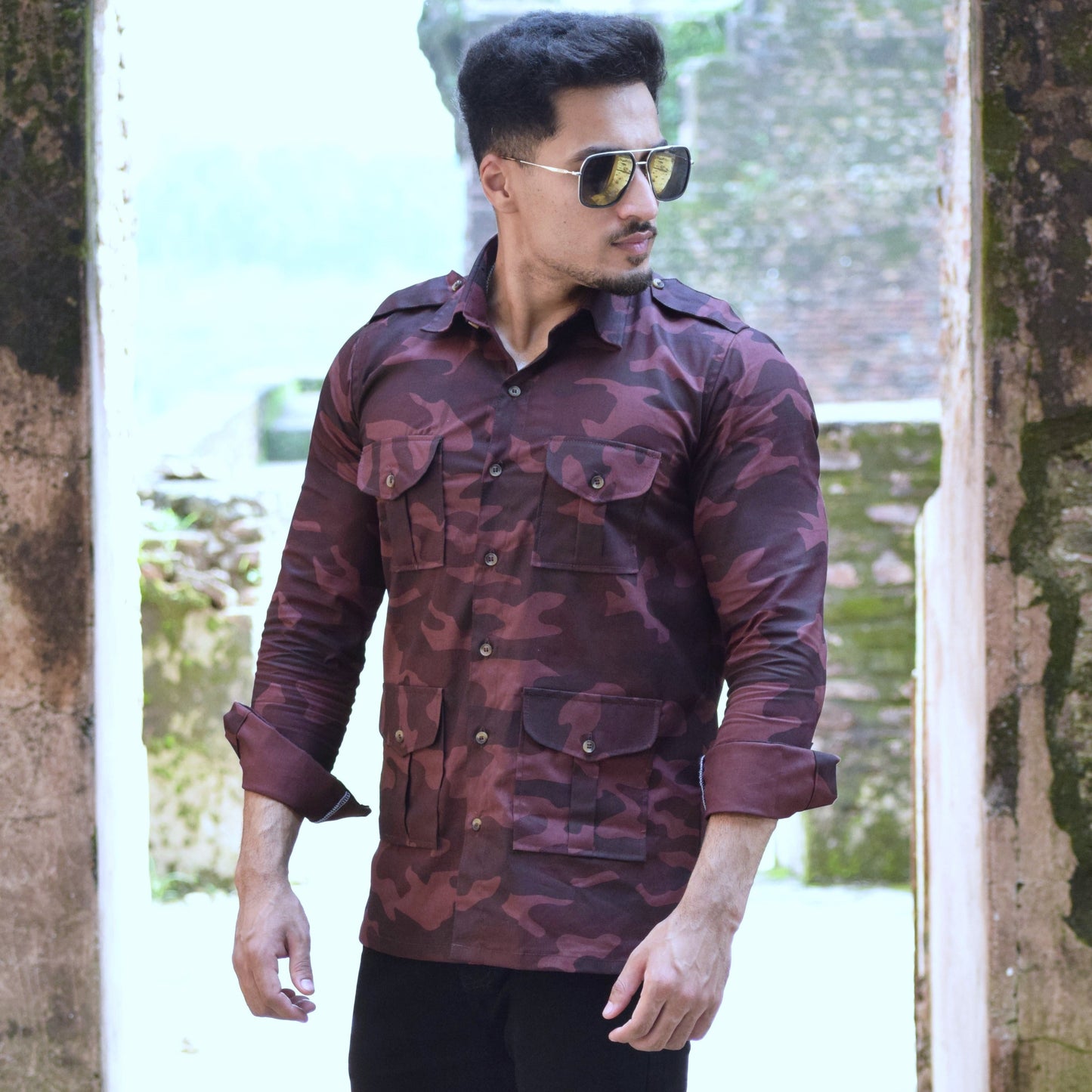 The Crimson Commando Hunting Shirt