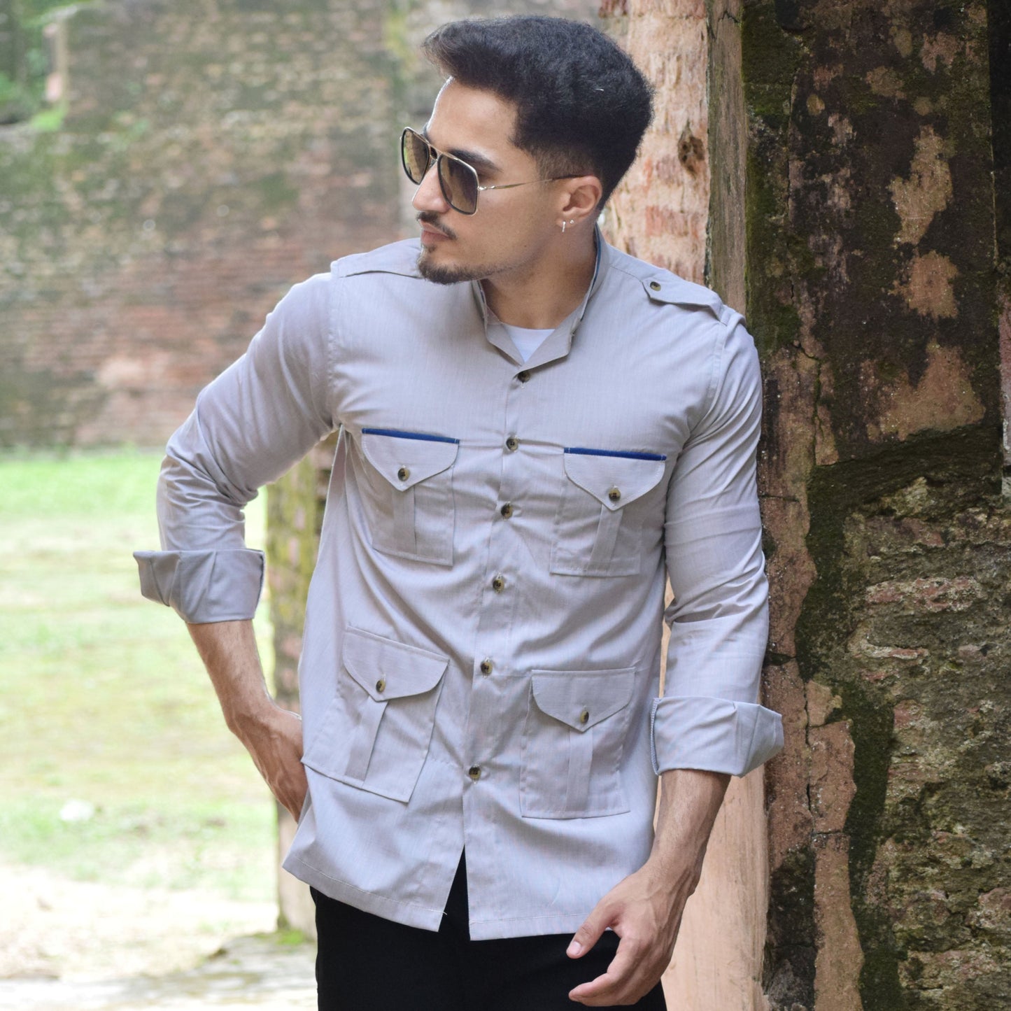 The Steel Sentinel Trim Hunting Shirt