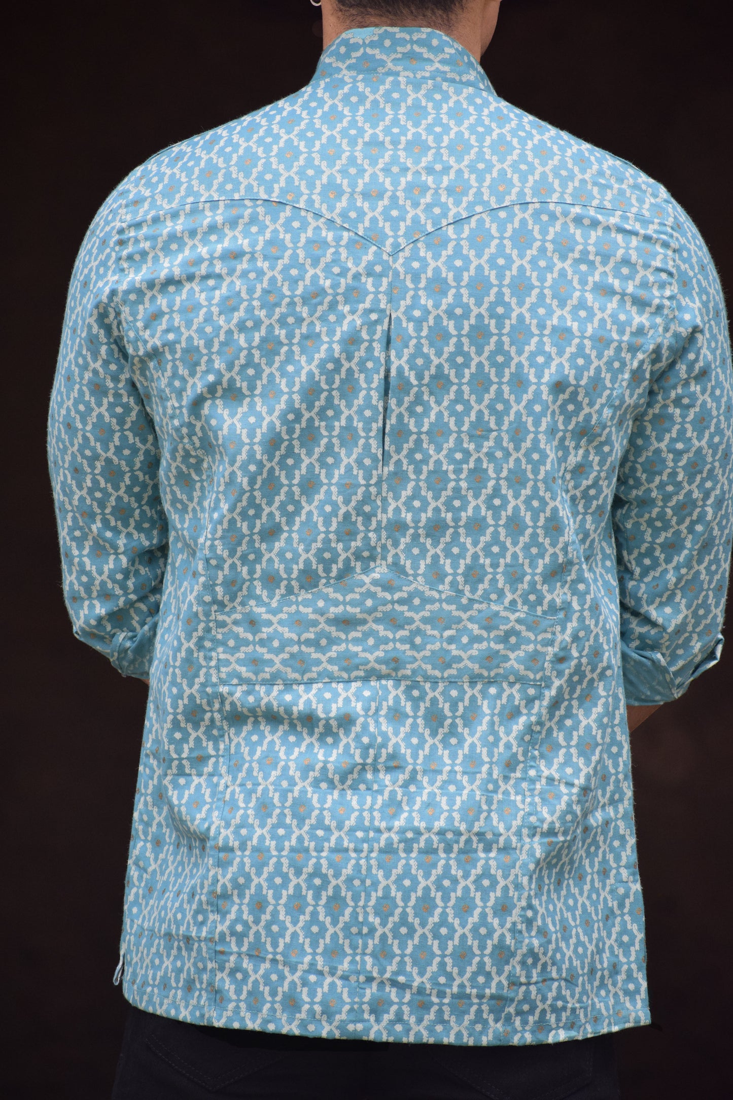 The Azure Ikat Scout Shirt