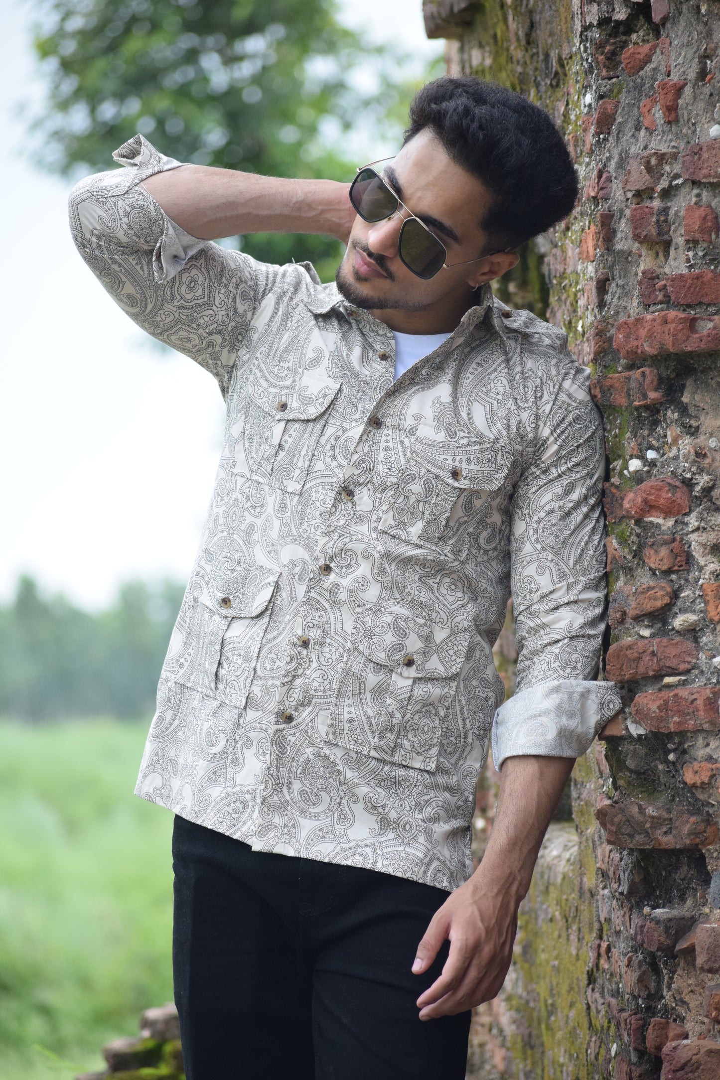 The Caravan Paisley Hunting Shirt