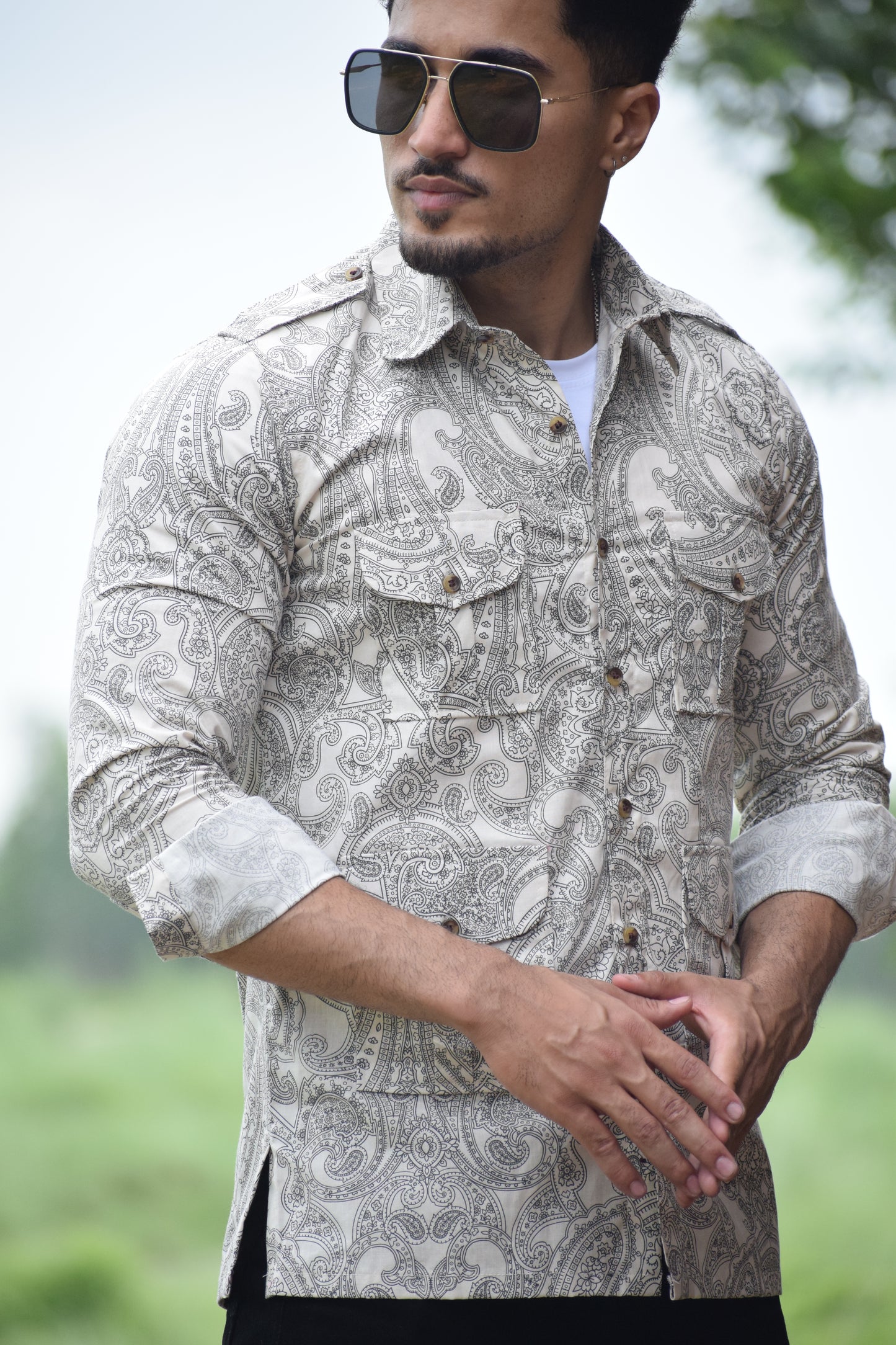 The Caravan Paisley Hunting Shirt