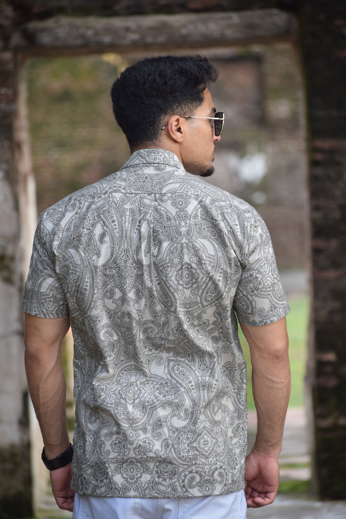 Eterna Paisley Camp Shirt