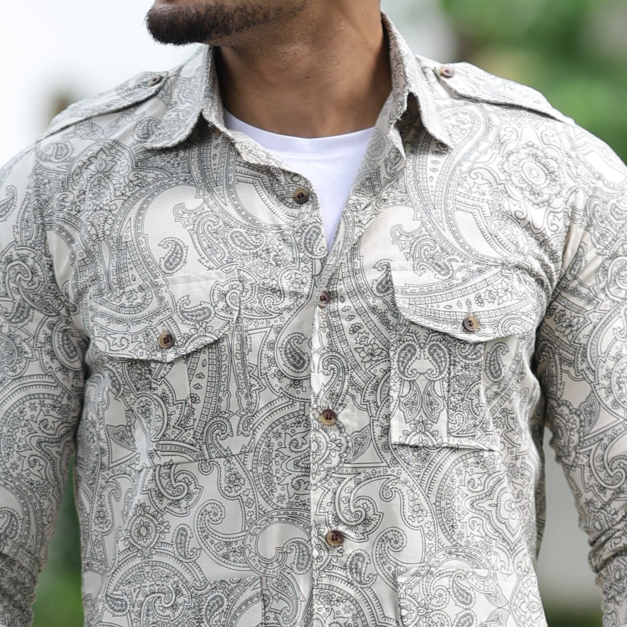 The Caravan Paisley Hunting Shirt