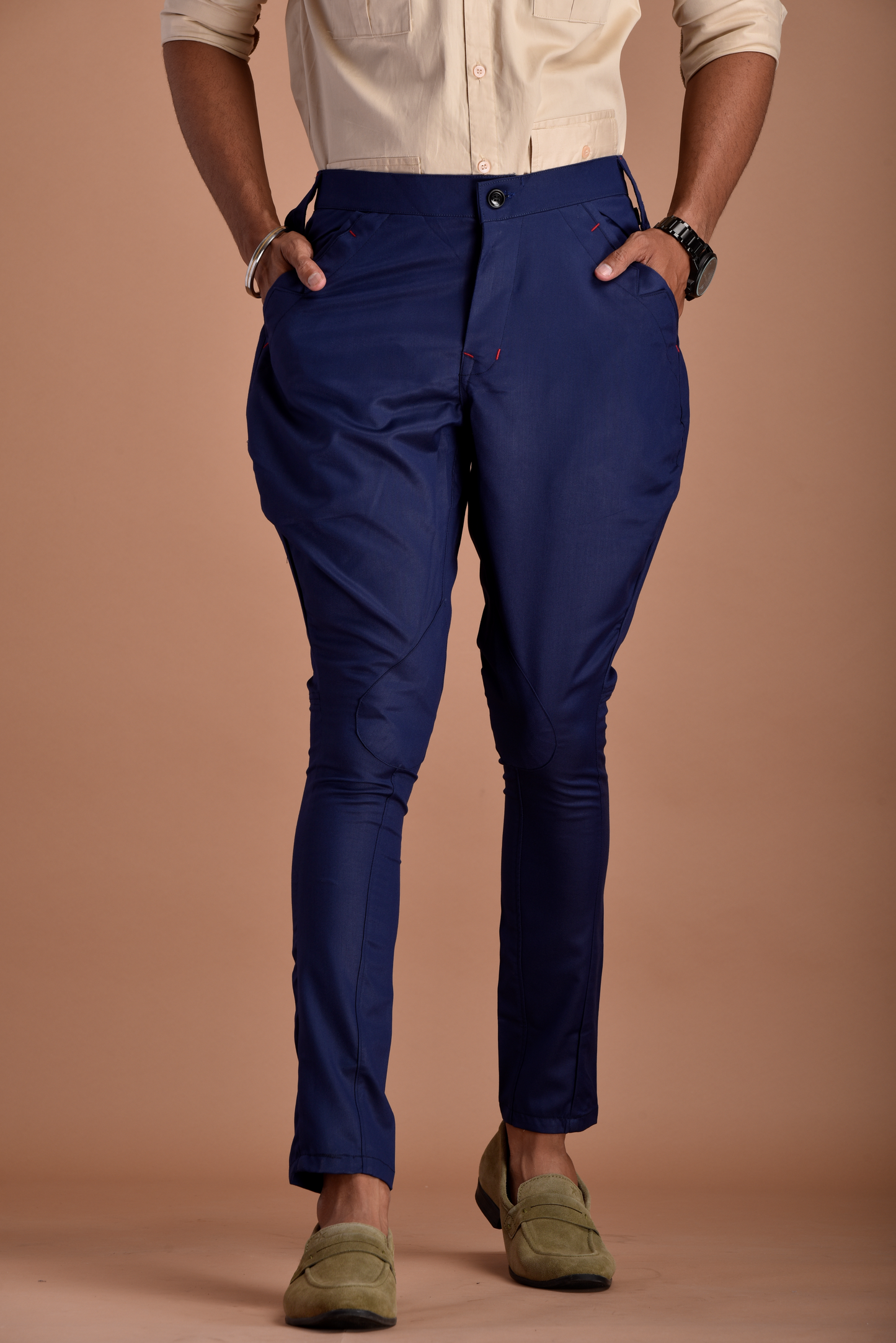 Classic and Stylish Navy Blue Jodhpuri Breeches