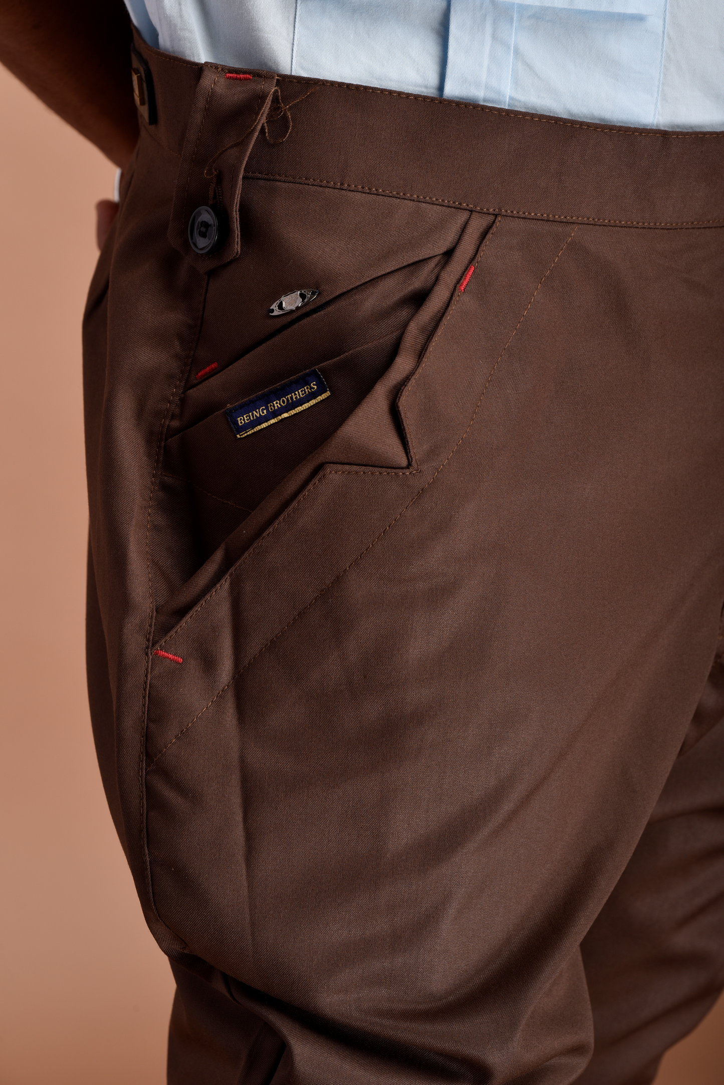 Classic and Stylish Cocoa Brown Jodhpuri Breeches