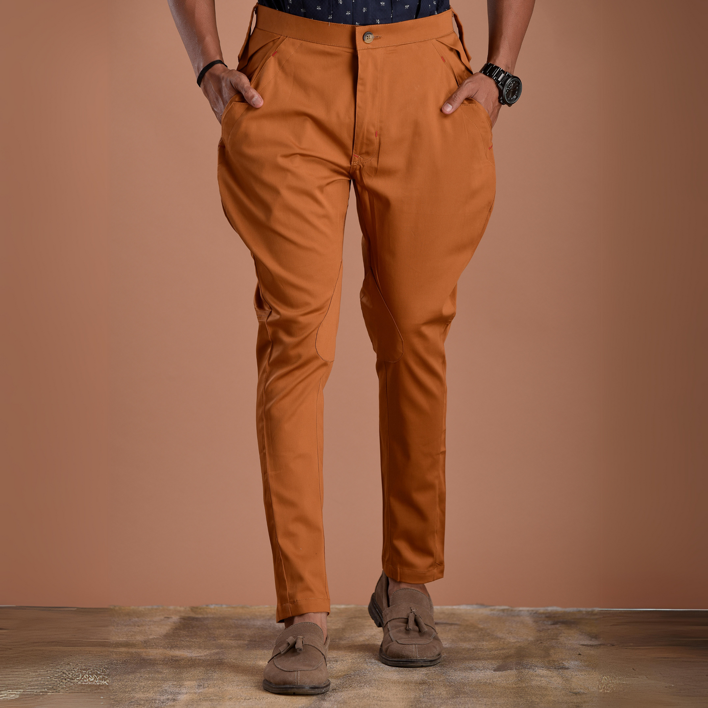 Personalized Premium Men's Breeches| Ochre Brown
