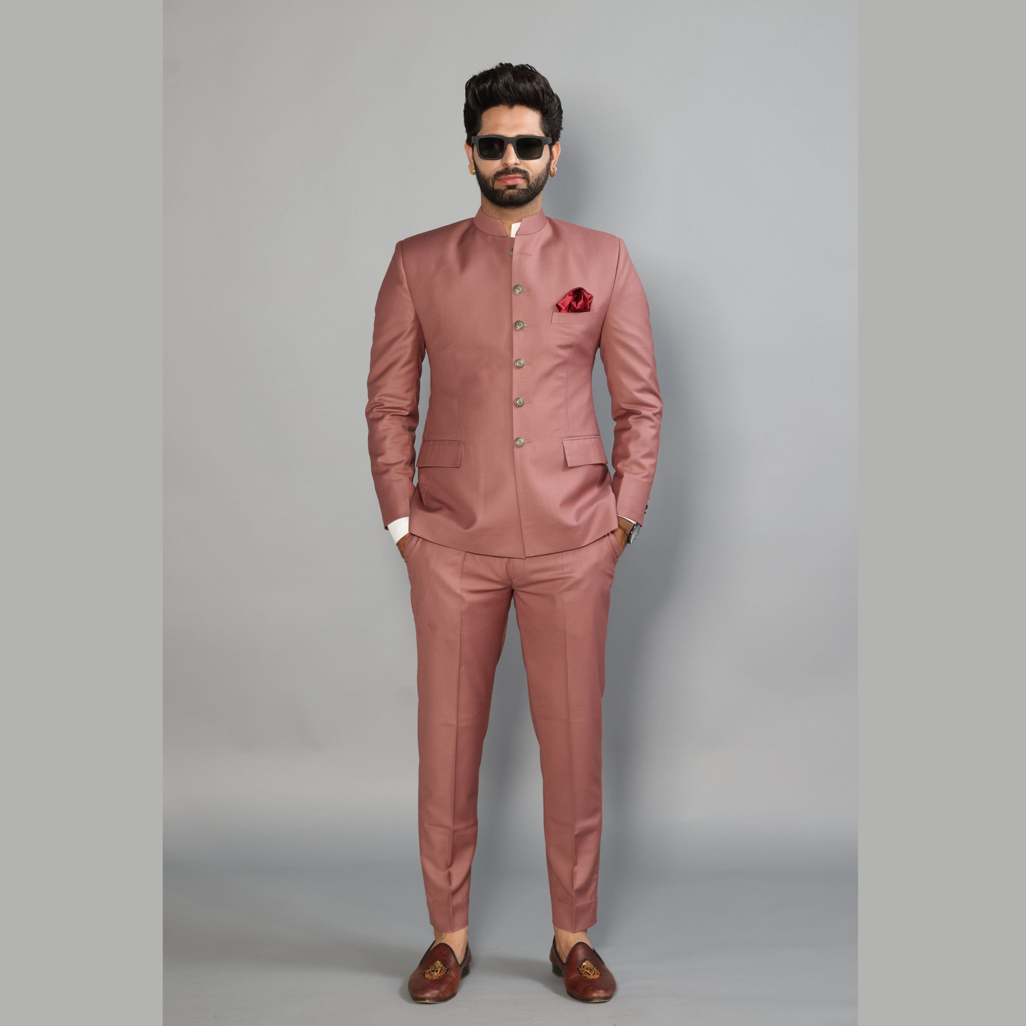 Peach shop jodhpuri suit