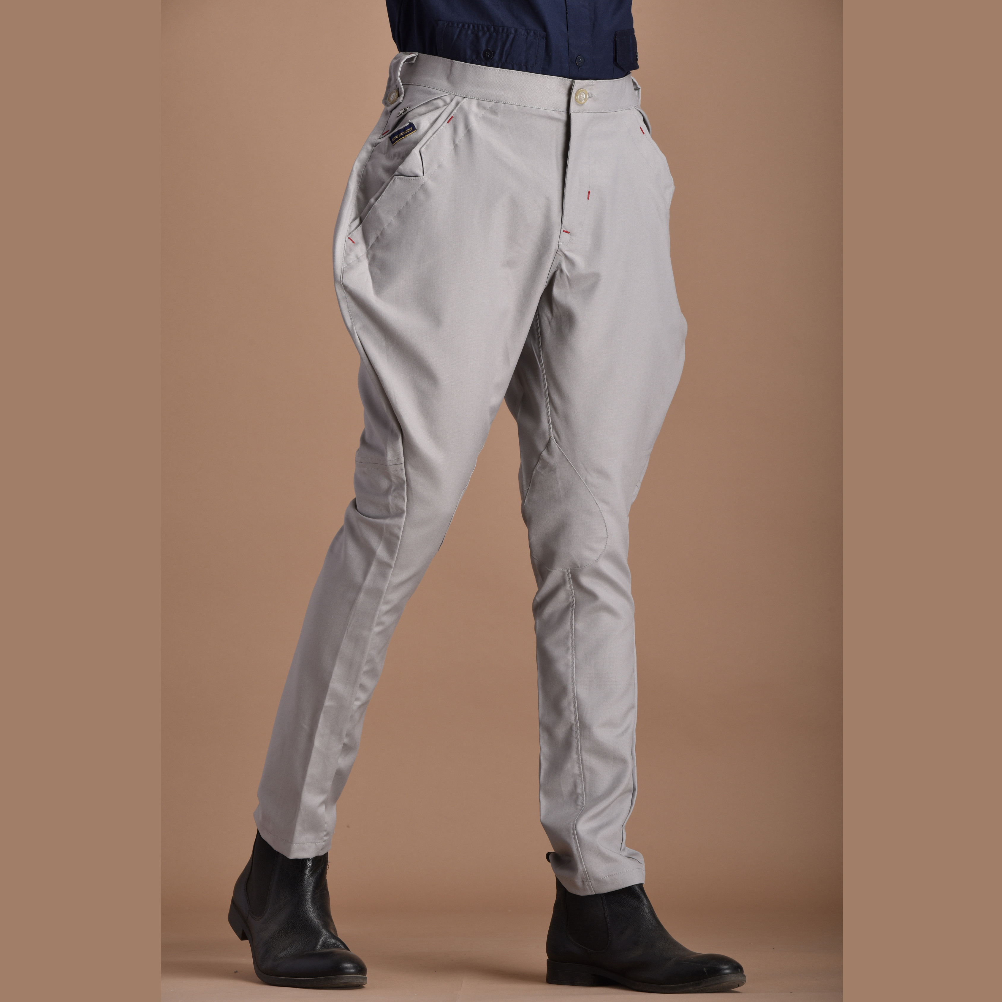 Classic and Stylish Grey Jodhpuri Breeches Rajanyas