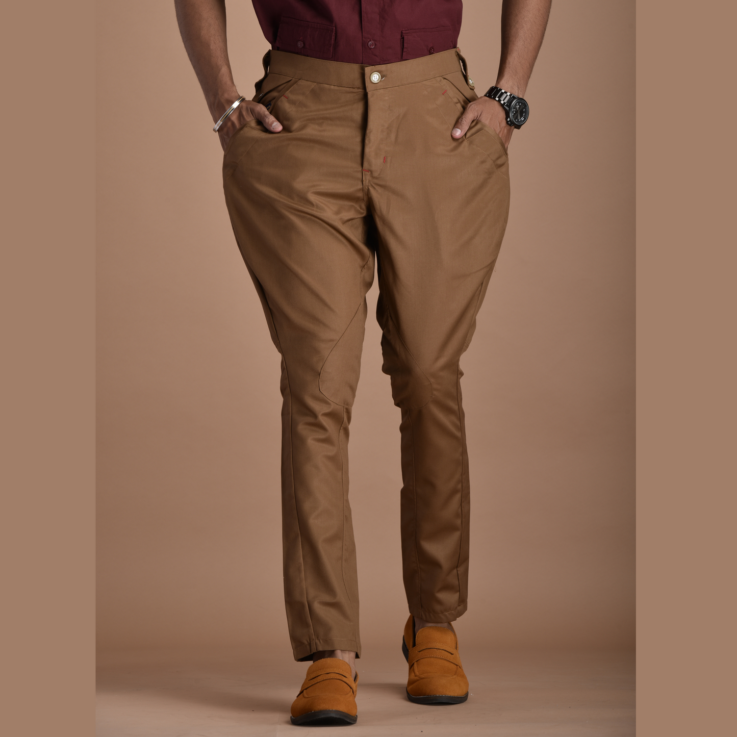 Classic and Stylish Caramel Brown Jodhpuri Breeches