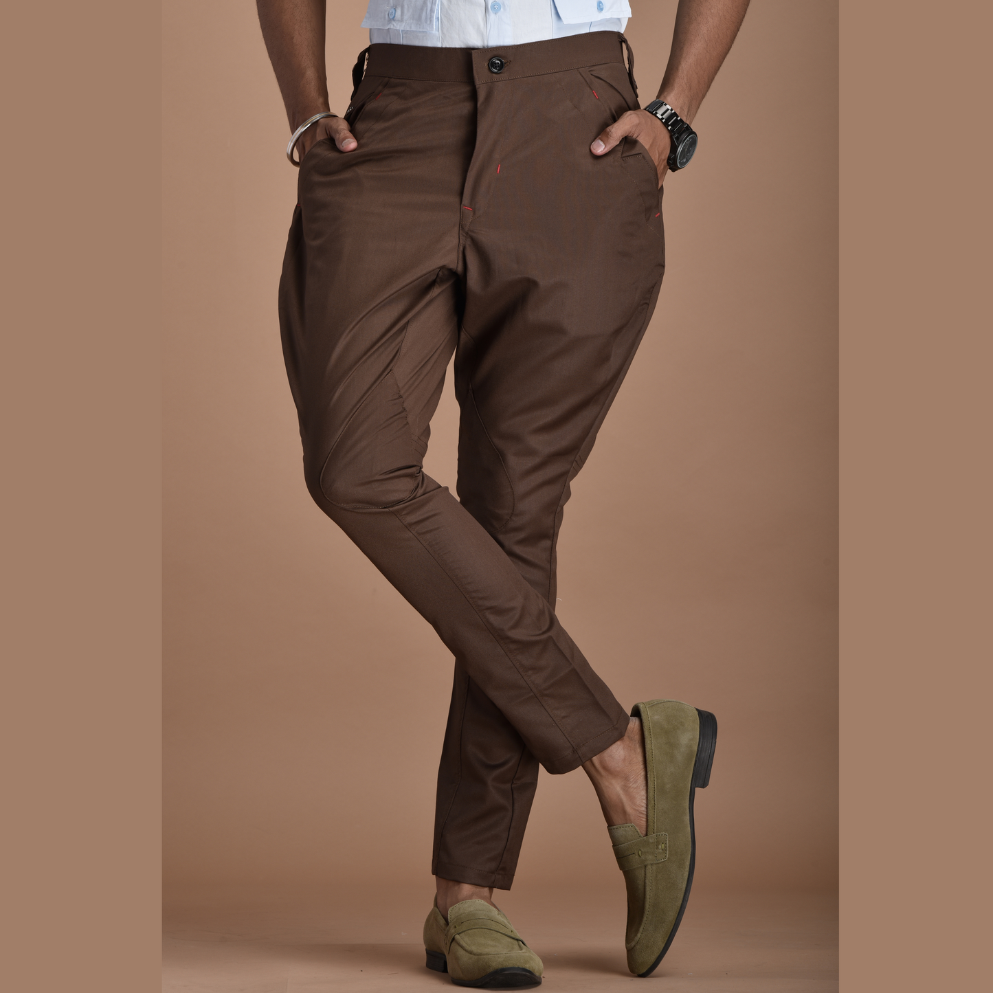 Classic and Stylish Cocoa Brown Jodhpuri Breeches