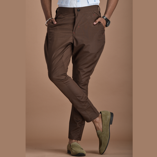 Classic and Stylish Cocoa Brown Jodhpuri Breeches