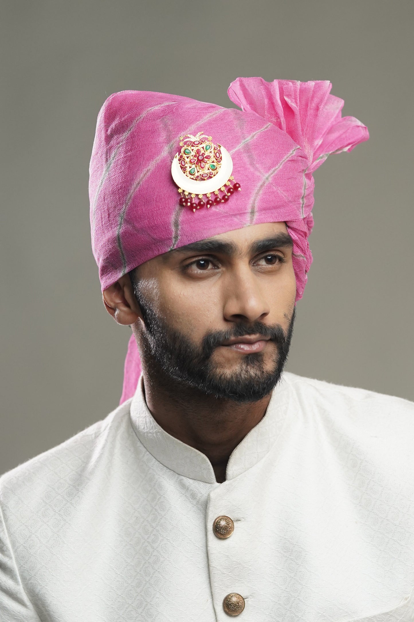 Lehariya pink Safa