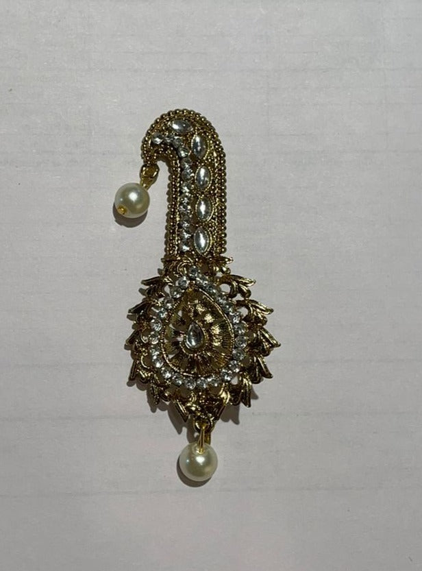 Kalangi Sarpech Silver Groom's wedding Accessories