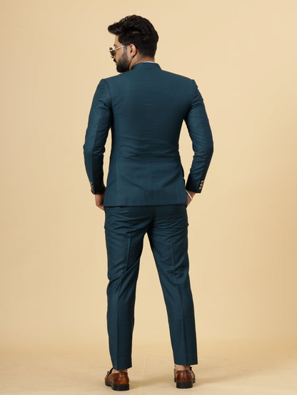 Traditional Teal Jodhpuri Suit | Perfect for Wedding and Casual wear|