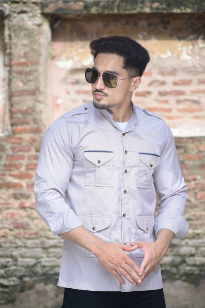 The Steel Sentinel Trim Hunting Shirt