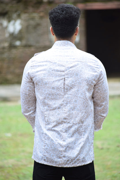 The Dune Pathfinder Shirt with Sandleaf Pattern