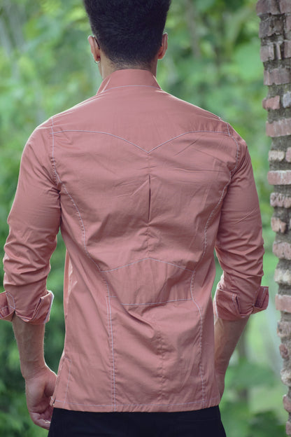 The Terracotta Patrol Hunting Shirt - Contrast Stitch