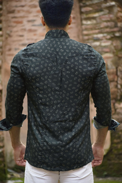 Midnight Ember Gray Hunting Shirt