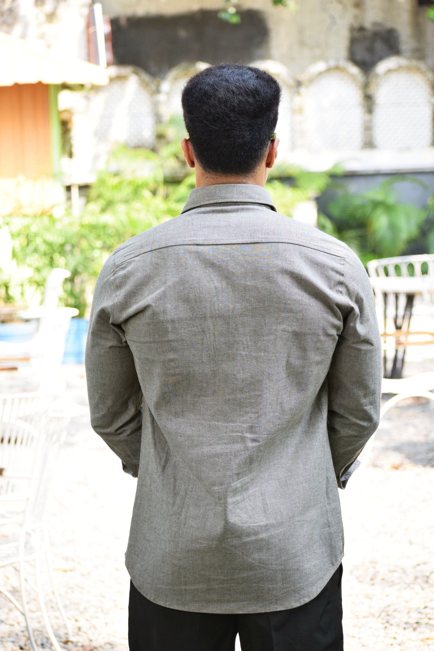 Cotton Mink Brown Casual Shirt