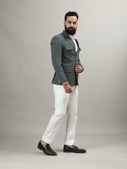 Sage Green Hunting Blazer