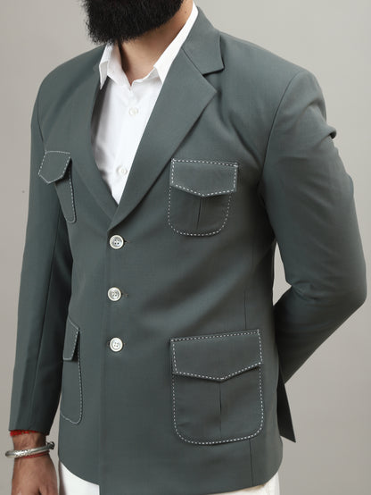 Sage Green Hunting Blazer