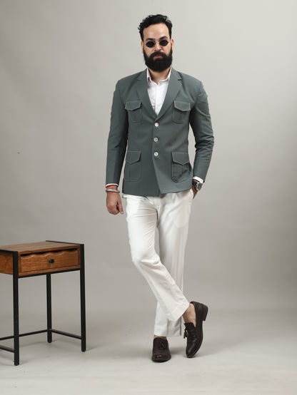 Sage Green Hunting Blazer