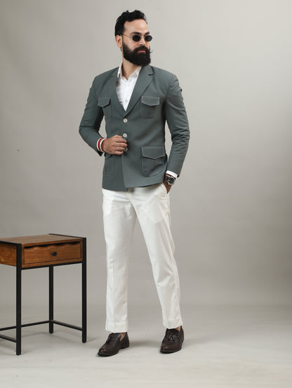 Sage Green Hunting Blazer