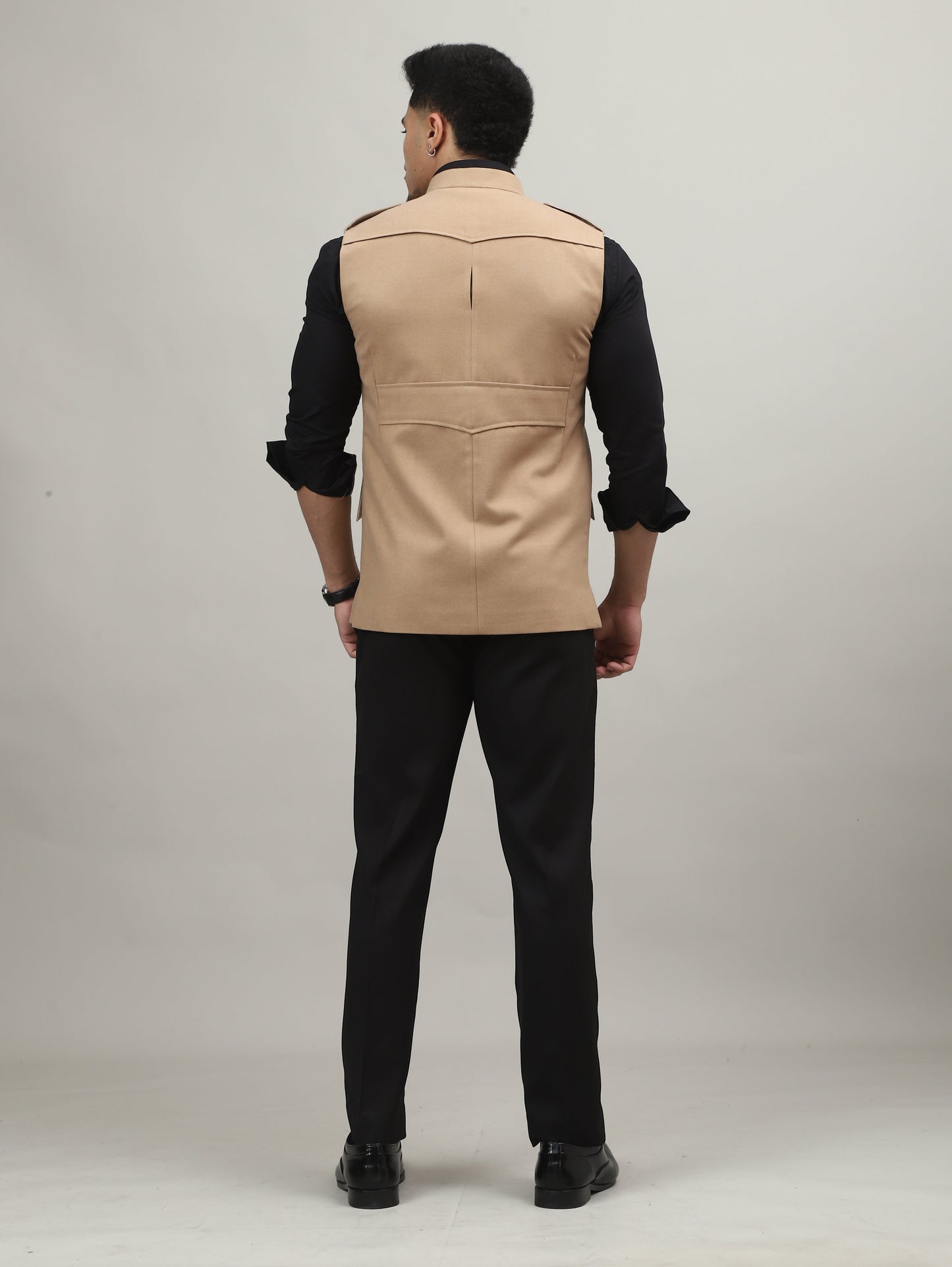 Sand Beige Tweed Royale Semi-Hunting Jacket