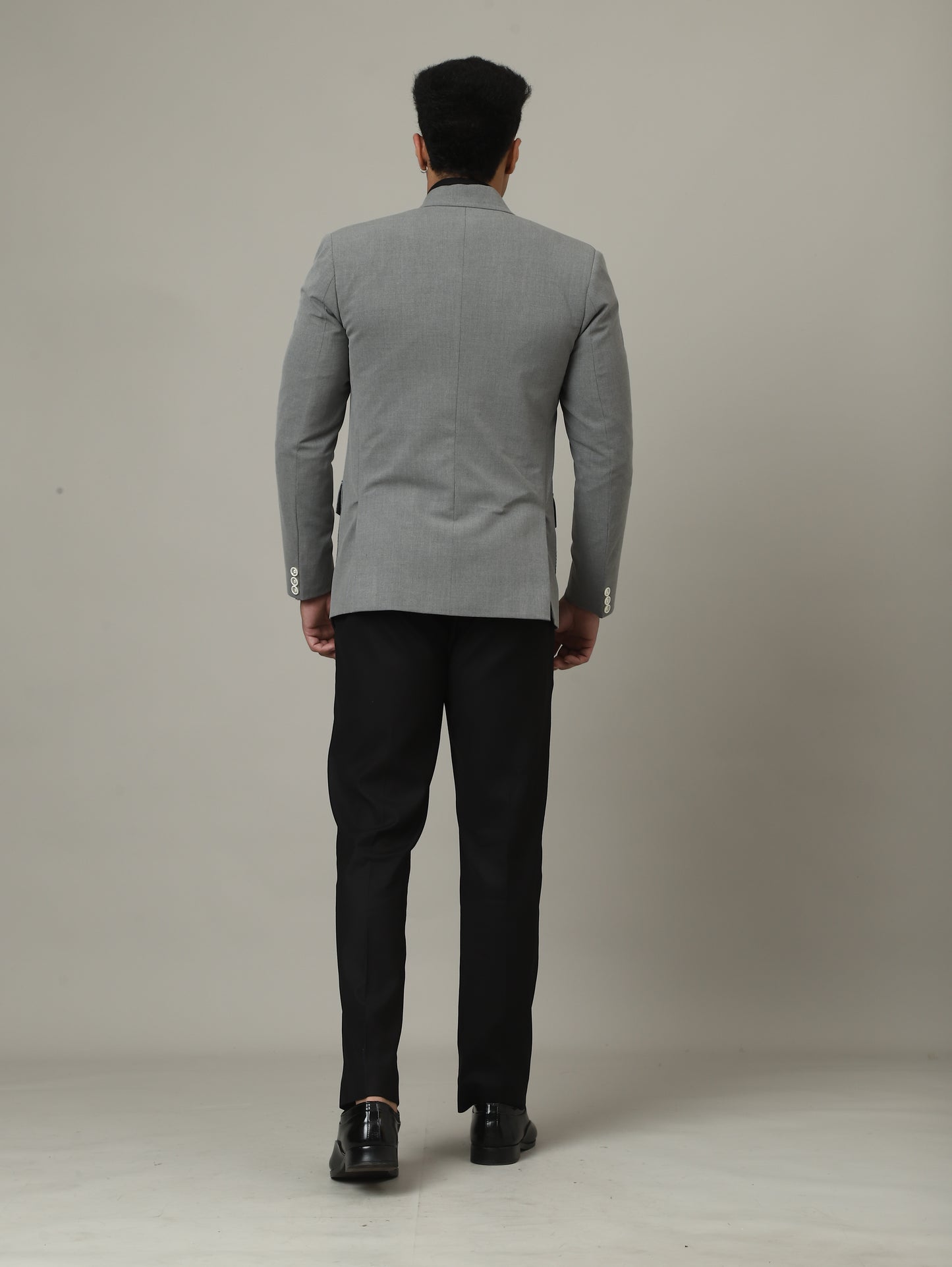 Soft Grey Premium Hunting Blazer with Contrast Pockets