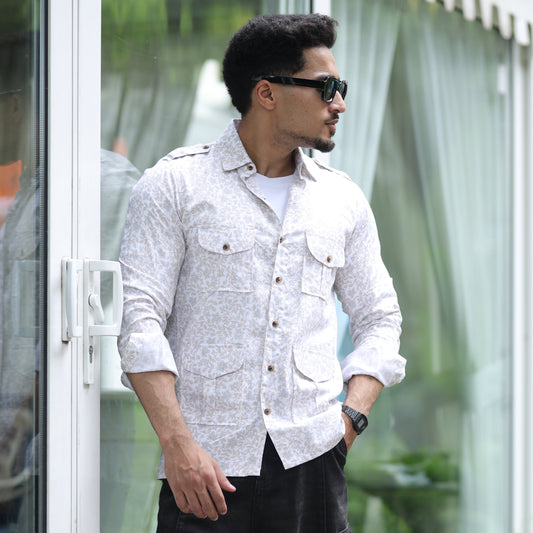 The Dune Pathfinder Shirt with Sandleaf Pattern