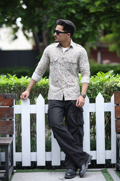 Off White Marwar Vine Hunting Shirt