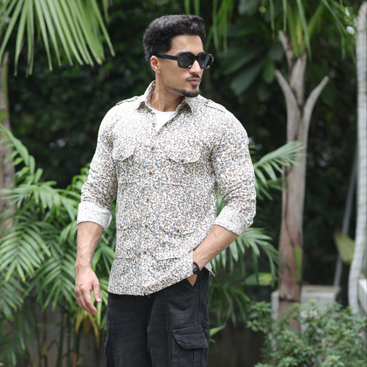 Off White Marwar Vine Hunting Shirt