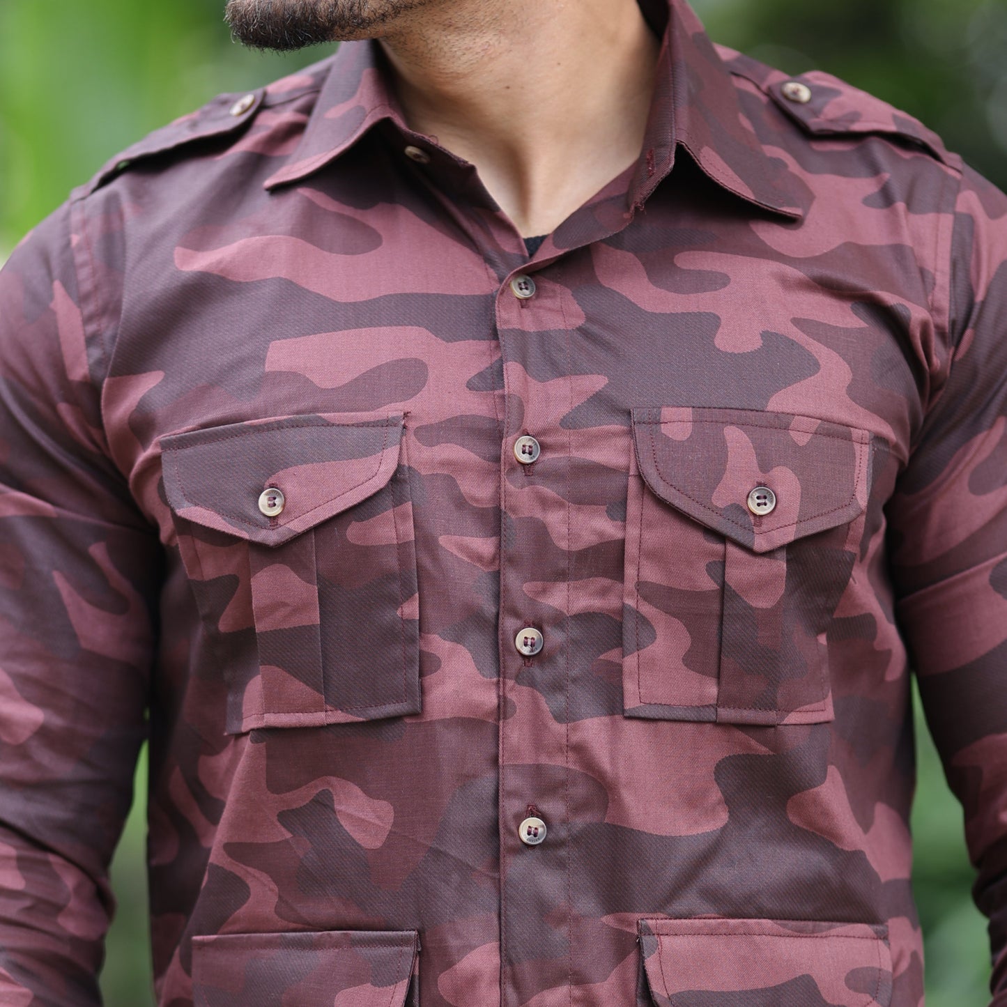 Crimson Commando Camouflage Hunting Shirt