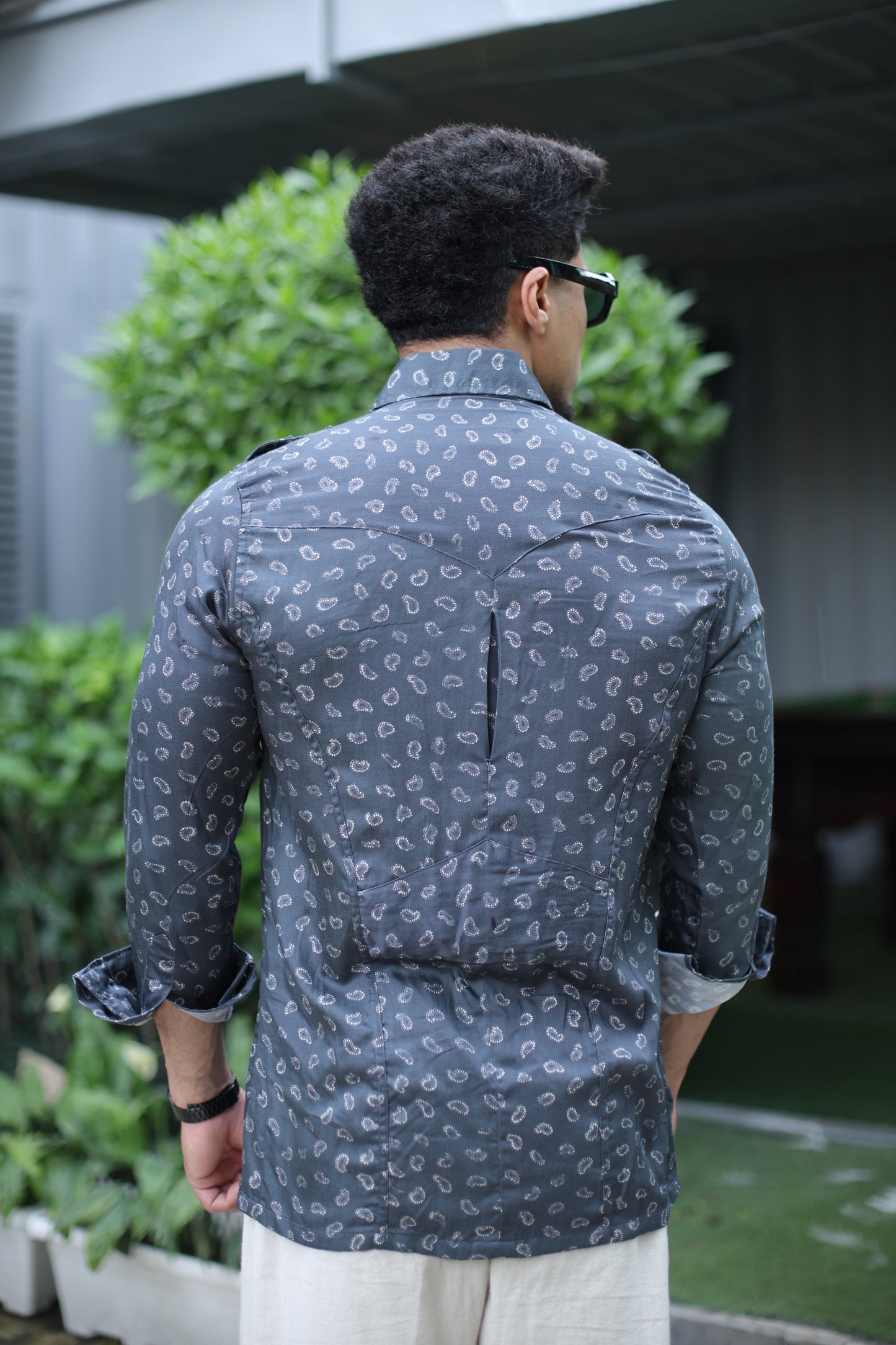 Midnight Ember Gray Hunting Shirt