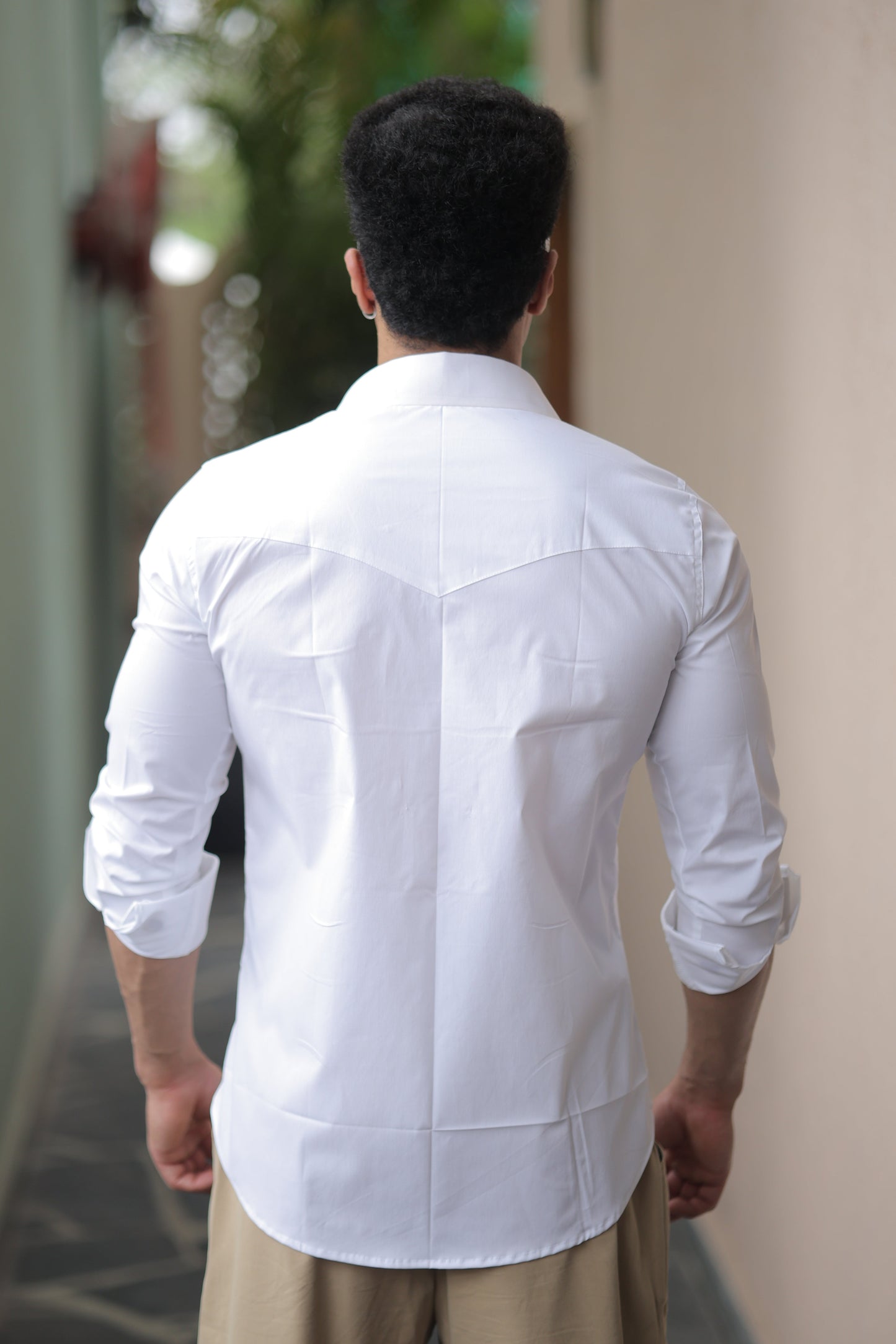 Rajanyas White Classic Double Pocket Shirt