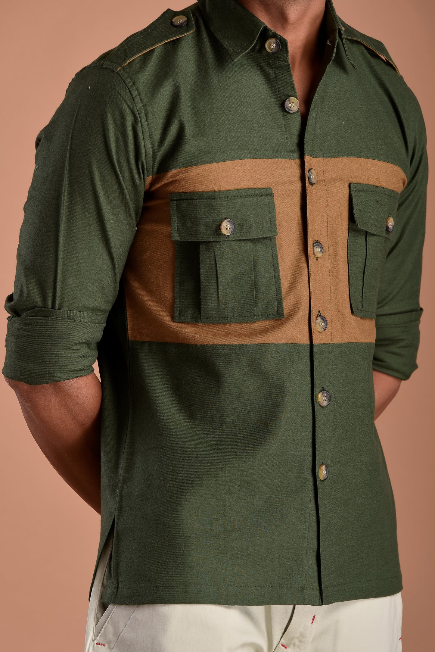 Forest Green Hunt in Style Shirt