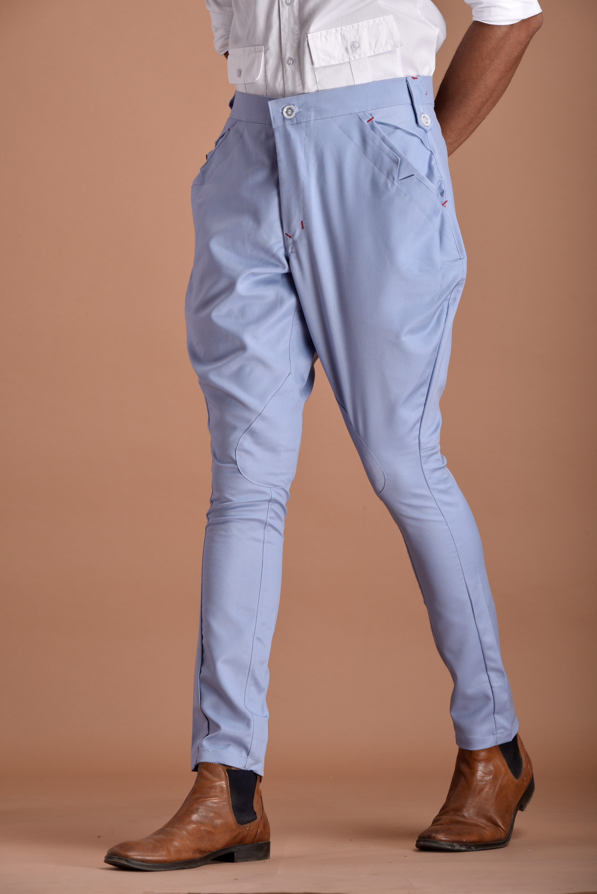 Classic and Stylish Navy Blue Jodhpuri Breeches – Rajanyas