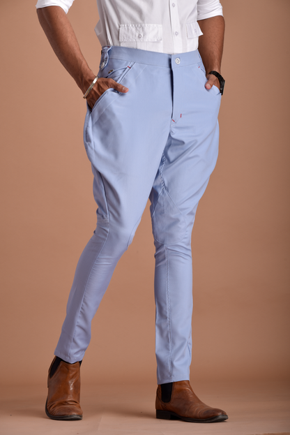 Classic and Stylish Sky Blue Jodhpuri Breeches