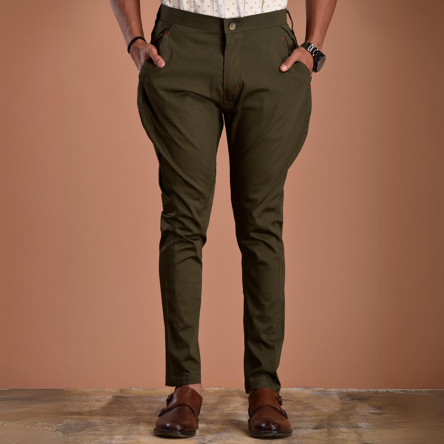 Personalized Premium Men's Breeches| Basil Green