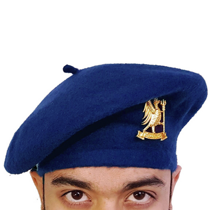 Rajanyas Navy Woollen Beret