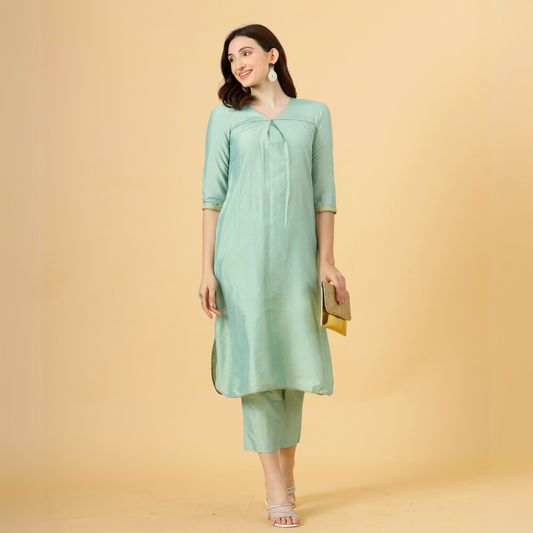 Classy Sea Green Co-Ord Set