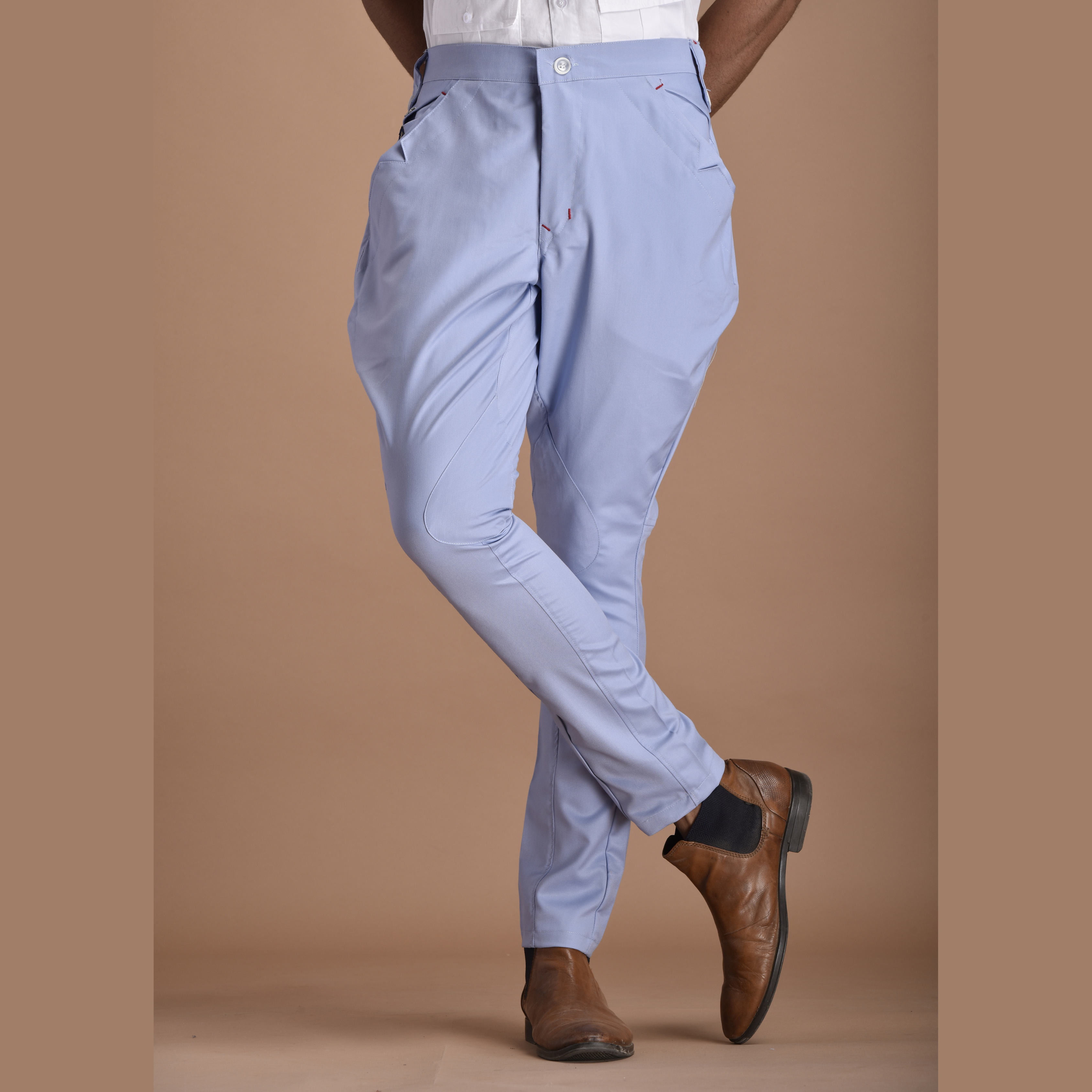 Italian Cut Breeches(Udaipur Pants)with contrasting knee patch|Polo pants|Jodhpur  Breeches - Breakthrough Clothing