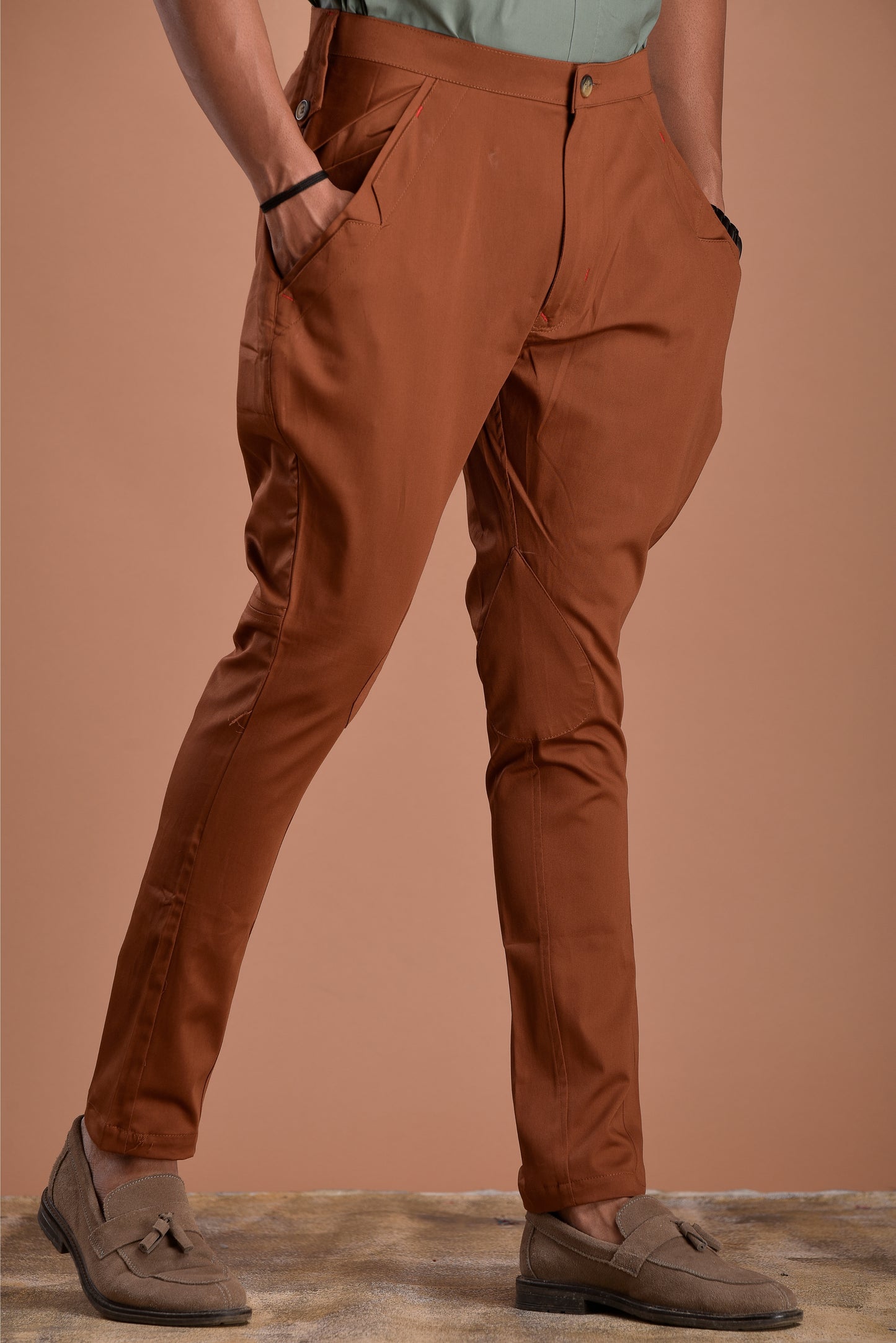 Personalized Premium Men's Breeches| Copper Brown